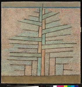 ""Pine"" (furu) - Målning av Paul Klee (1879-1940) av Paul Klee