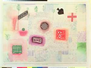 Placera skyltar av Paul Klee