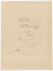 Porträtt av en cool kvinna, 1919. av Paul Klee