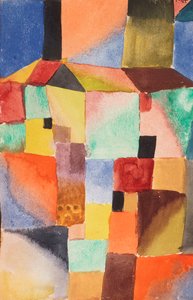 Röd/Grön Orange/Blå av Paul Klee
