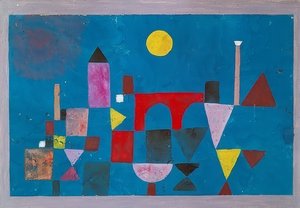 Röd bro. 1928 av Paul Klee