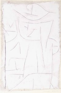 Tydligen blygsam; Till synes Modest av Paul Klee