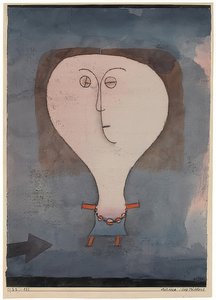 Skräck hos en flicka. 1922 av Paul Klee