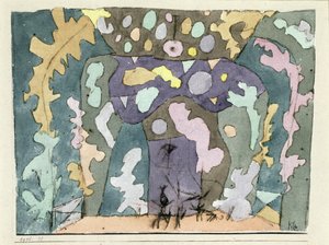 Liten scenuppsättning av Paul Klee