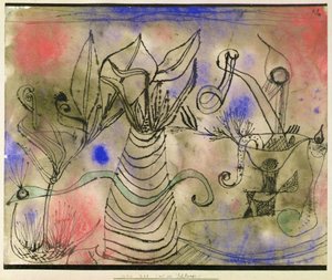 Stilleben med orm av Paul Klee