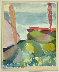 Havet i regnet av Paul Klee