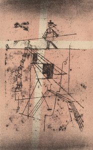 The Tight Rope Walker Seiltänzer, 1923. av Paul Klee