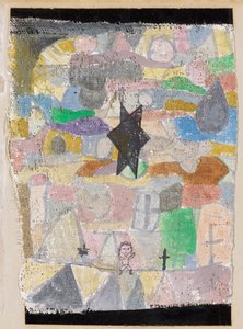Under en svart stjärna, 1918. av Paul Klee