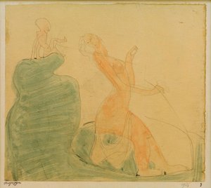 Stygg (Afrodite och den stygga Eros av Paul Klee