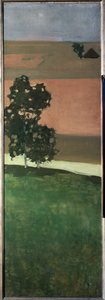 Vy över Aar-dalen, Schweiz - målning av Paul Klee