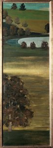 Vy över Aar-dalen, Schweiz - målning av Paul Klee