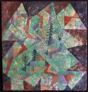 skogsbyggande av Paul Klee