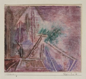 Banor i sanden II av Paul Klee