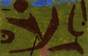 Vad hände längst ner i Chamonix av Paul Klee