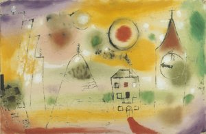Vinterdag strax före middagstid av Paul Klee