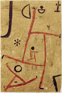 Med särskilda huvuden av Paul Klee