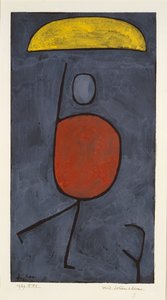 Med ett paraply, 1939. av Paul Klee