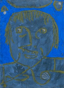 前夜の若者; Vorabendsweedish の若い男 av Paul Klee