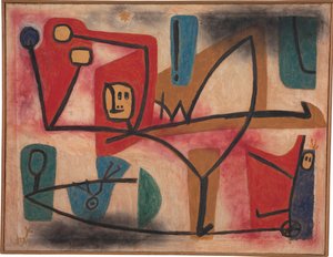Kaxis exuberance, 1939. av Paul Klee