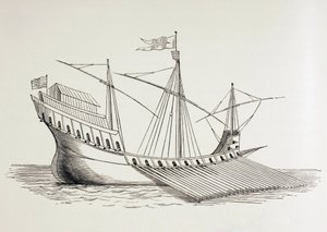Galley från 1500-talet. av Paul Lacroix