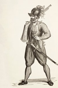 Arquebusier från 1500-talet.