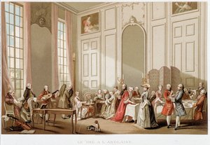 Den engelska stilen, "" 1700-tal - Institutioner: bruk och kostymer, Frankrike 1700-1789" av Paul Lacroix