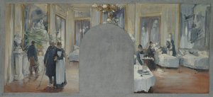 Interiör av Theatre Francais, 1871