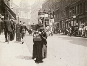 Tändsticksförsäljare, Ludgate Hill, London, 1893