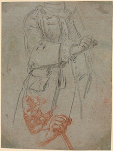 Studier av en kostym, ärm och hand av Paul Michel Hossard