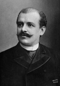 Jean de Reszke (1850-1935), polsk sångare fotograferad av Paul Nadar mellan 1885 och 1900, extraherad från samlingen Felix Potin, 500 samtida kändisar, operasångare och dramatiska Frankrike