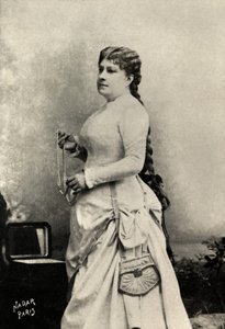 Porträtt av Marie felix , Miolan , Carvalho (foto)
