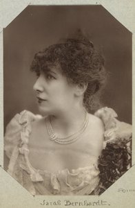 Porträtt av skådespelerskan Sarah Bernhardt av Paul Nadar