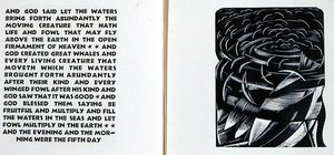 Fiskar, från "Första Moseboken" av Paul Nash