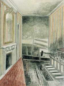 Hamn och rum av Paul Nash