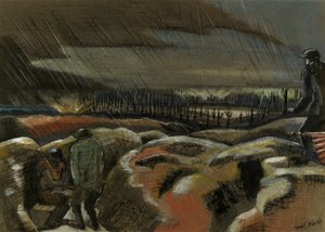 Shellburst, Zillebeke av Paul Nash