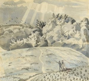 Fältvägen av Paul Nash