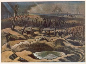 The Field at Passchendaele, brittiska artister vid fronten, fortsättning på västfronten, del tre, Paul Nash