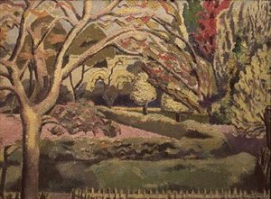 Vita lövträdgårdar av Paul Nash