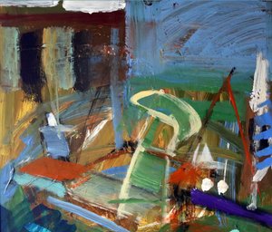 Bojuthnoe Farm (akryl ombord) av Paul Powis