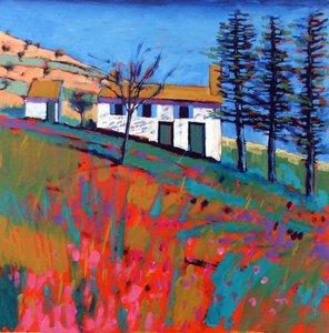 Fano (akryl ombord) av Paul Powis