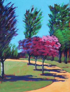 Four Seasons, 2021 (akryl på kartong) av Paul Powis