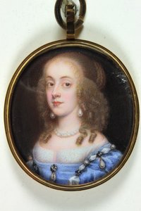 A Lady (akvarell på veläng) av Paul Prieur