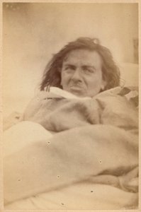 Hysterisk epilepsi, hallucinationer, motvilja, platta XXXV från "Iconographie Photographique de La Salpetriere" av Bourneville et P. Regnard, Paris, 1876 (albumenprint) av Paul Regnard