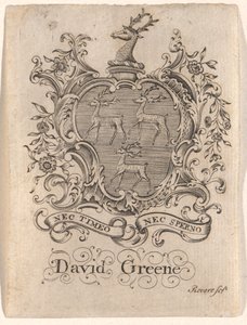 Bokskylt av David Greene av Paul Revere