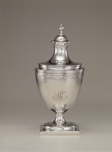 Sockerskål med lock, c.1795 av Paul Revere