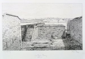 La Rapee-Bercy, belägringen av Paris, 1870-1871.