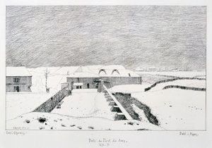 Porte du Point du Jour, belägringen av Paris, 1870-1871.