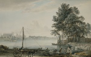 En utsikt över Eton College från Themsen, 1779 av Paul Sandby