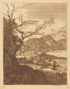 Capriccio med Edinburgh Castle och Arthur