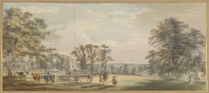 Gryning i Luton Park av Paul Sandby